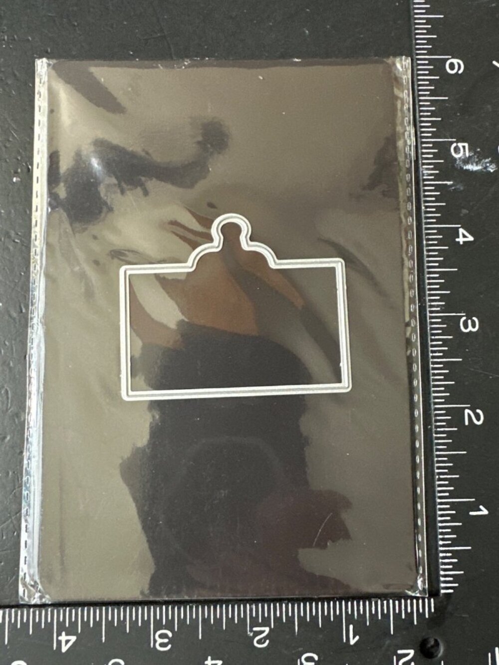 CTMH  Z4024 Thin Cuts Binder Clip Label Die for Planners and Journals